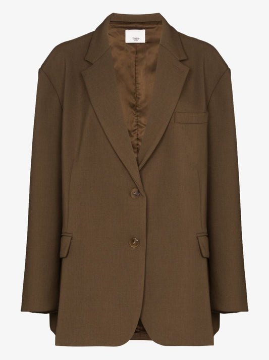 Brown Bea Oversized Blazer
