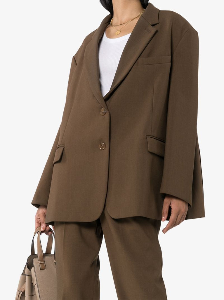 Brown Bea Oversized Blazer