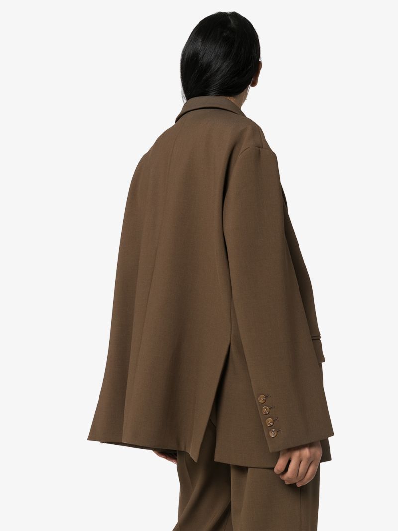 Brown Bea Oversized Blazer