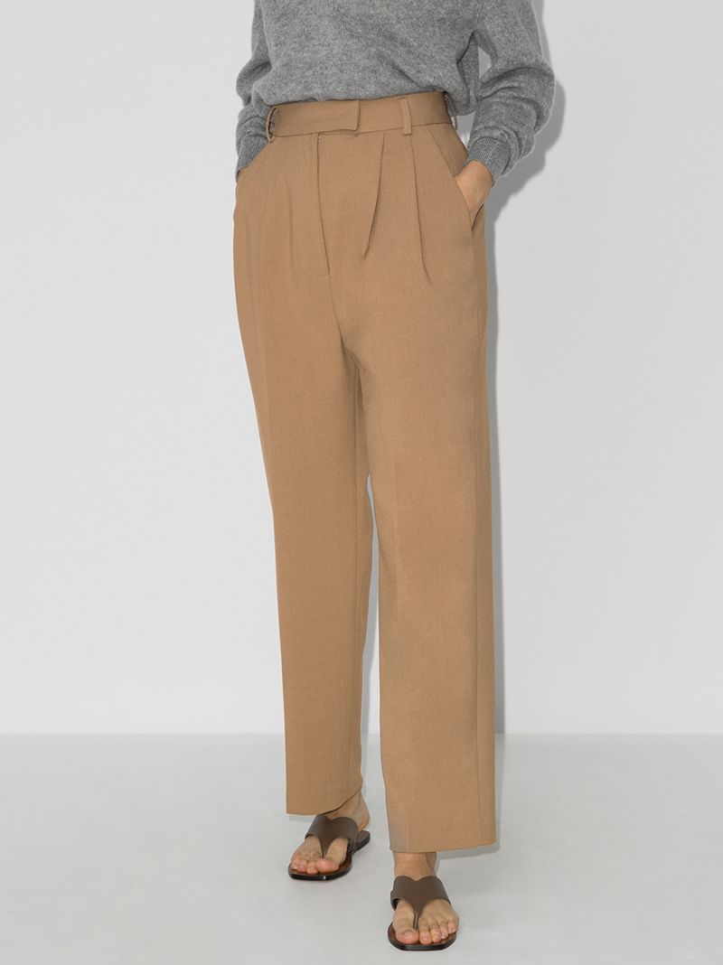 Neutral Bea Straight-leg Trousers