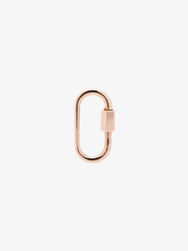 14k Rose Gold Medium Lock Pendant