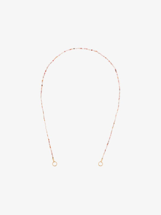 14k Yellow Gold Itty Bitty Strand 16 Inch Spinel Necklace