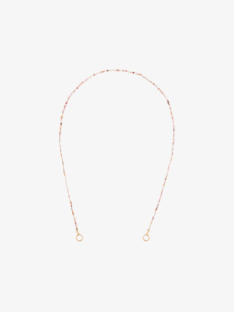 14k Yellow Gold Itty Bitty Strand 16 Inch Spinel Necklace