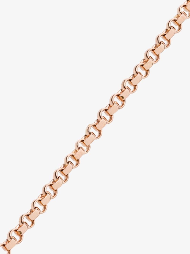 14k Rose Gold Rolo Chain 6 Inch Bracelet