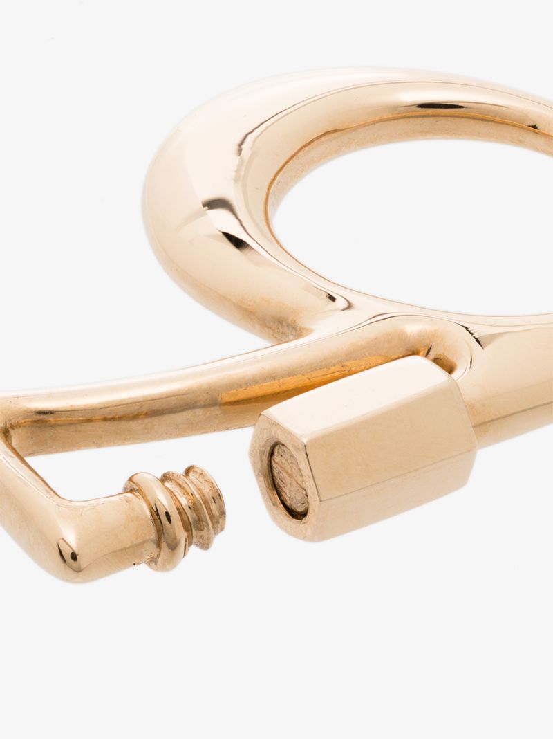 14k Yellow Gold 6 Lock Charm
