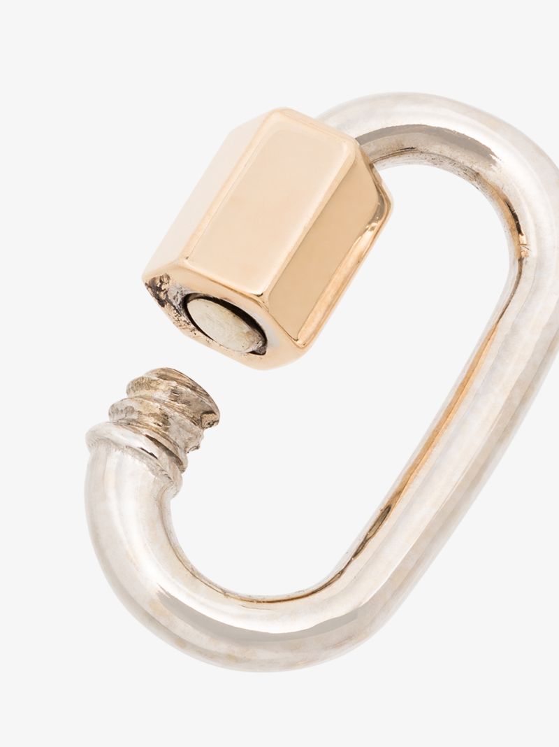 14k Yellow and White Gold Baby Lock Charm