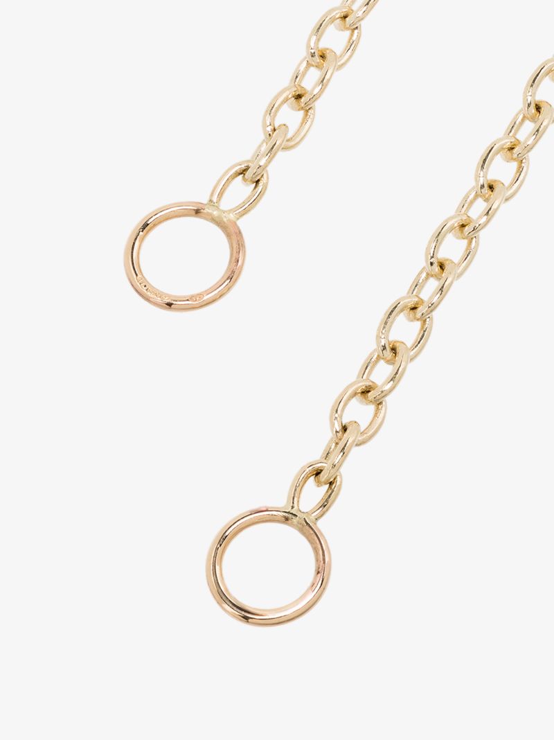 14k Yellow Gold Pulley Chain 6.5 Inch Bracelet