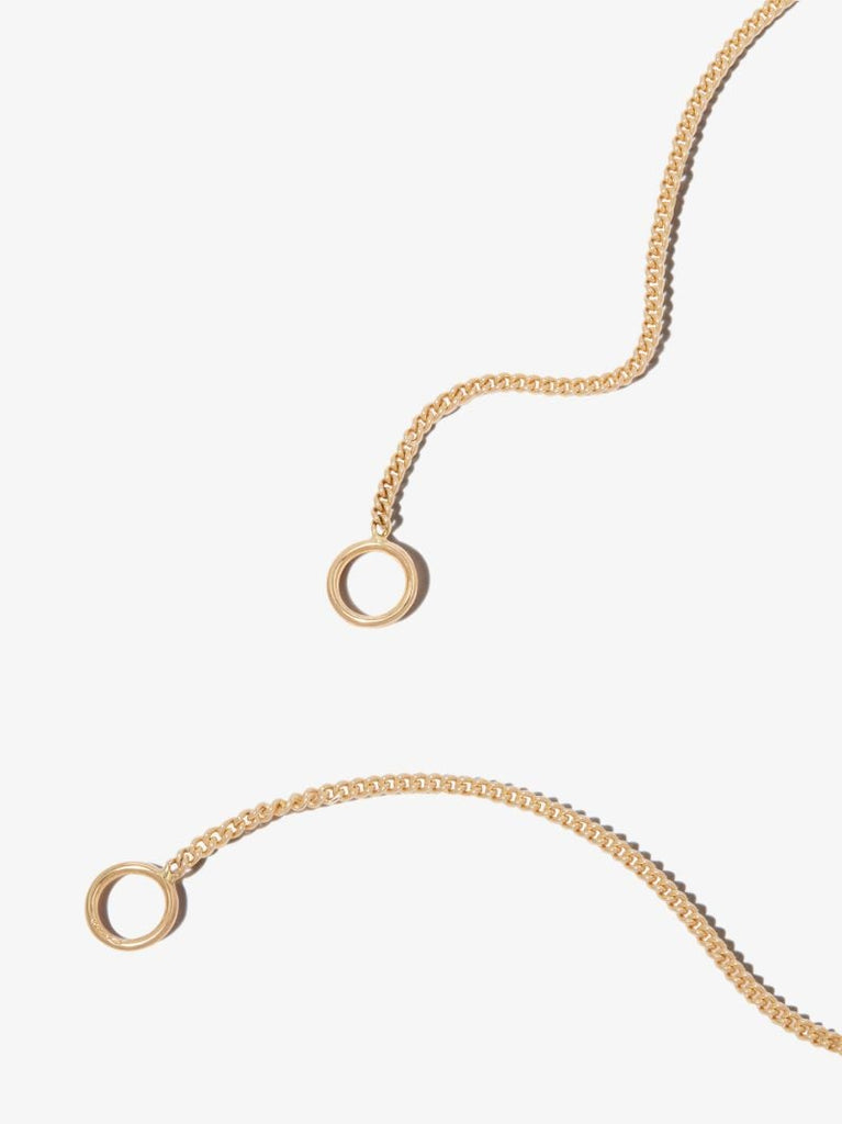 14k Yellow Gold Not So Heavy Curb Chain 16 Inch Necklace