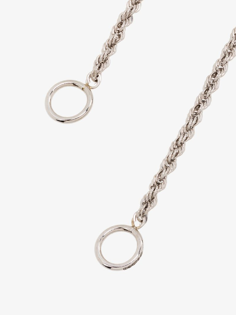 Platinum Twisted Chain 16 Inch Necklace