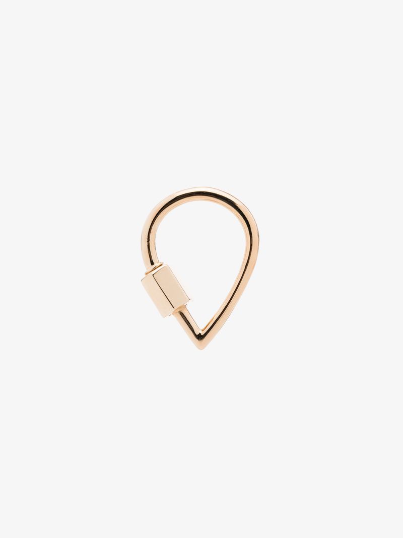 14k Yellow Gold Droplock Pendant
