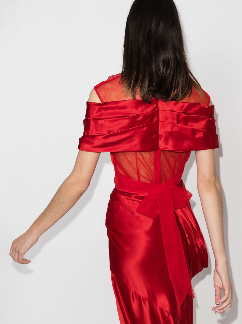 X Browns 50 Silk Tulle Blouse