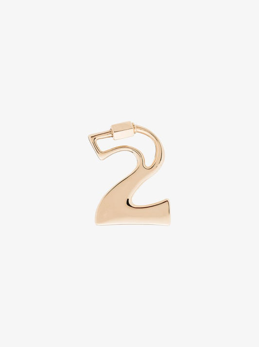 14k Yellow Gold 2 Lock Charm