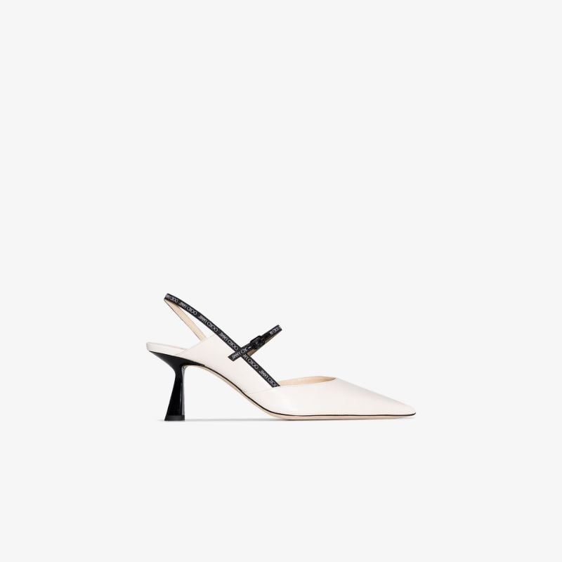 White Ray 65 Leather Pumps