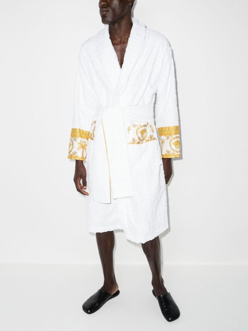Logo Cotton Robe