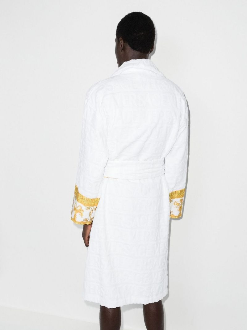 Logo Cotton Robe