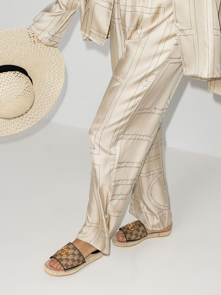 Brown Pilar Gg Supreme Espadrilles