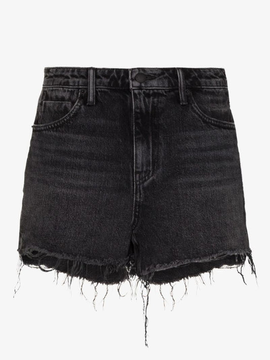 Raw Hem Denim Shorts