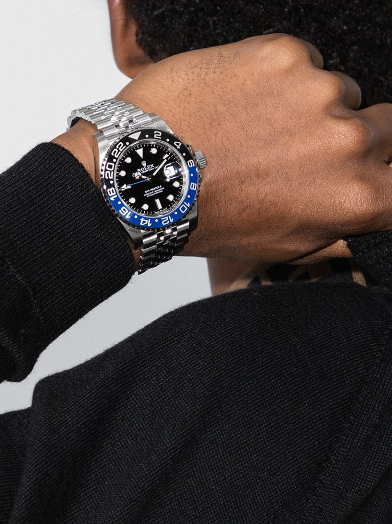 X 777 Gmt Master Ii Batman Watch