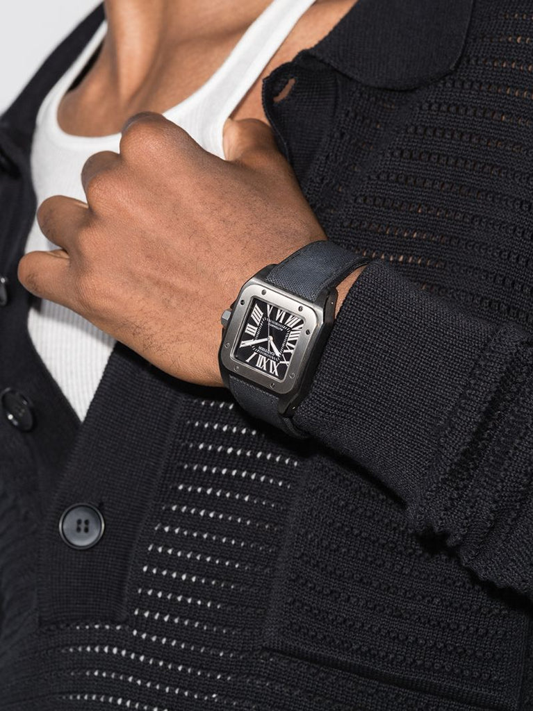 Customised Cartier Santos 100 Watch