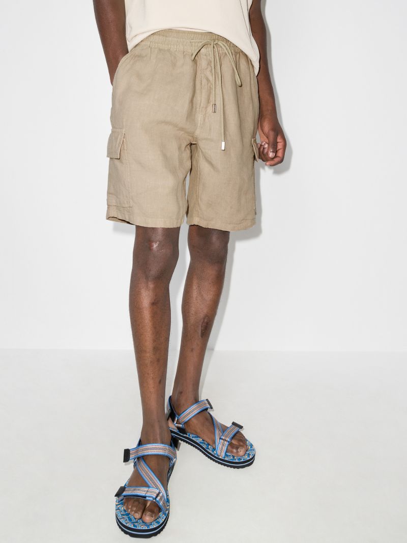 Baie Linen Cargo Shorts