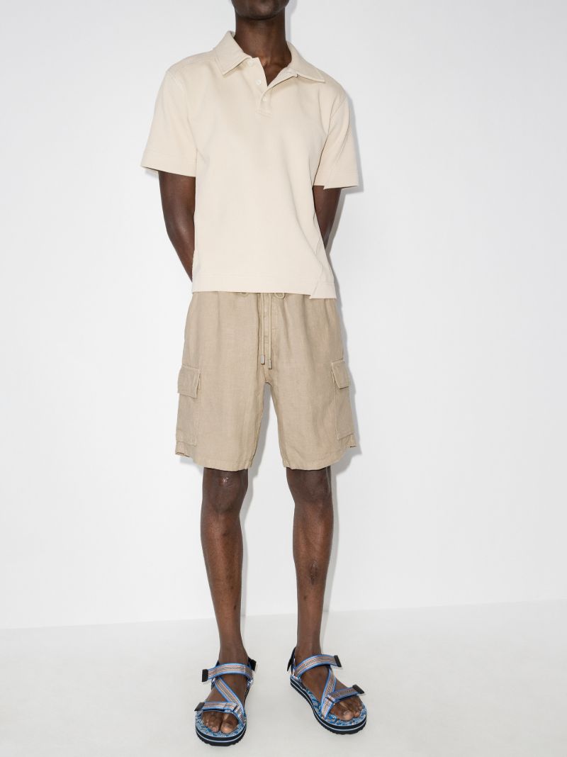 Baie Linen Cargo Shorts