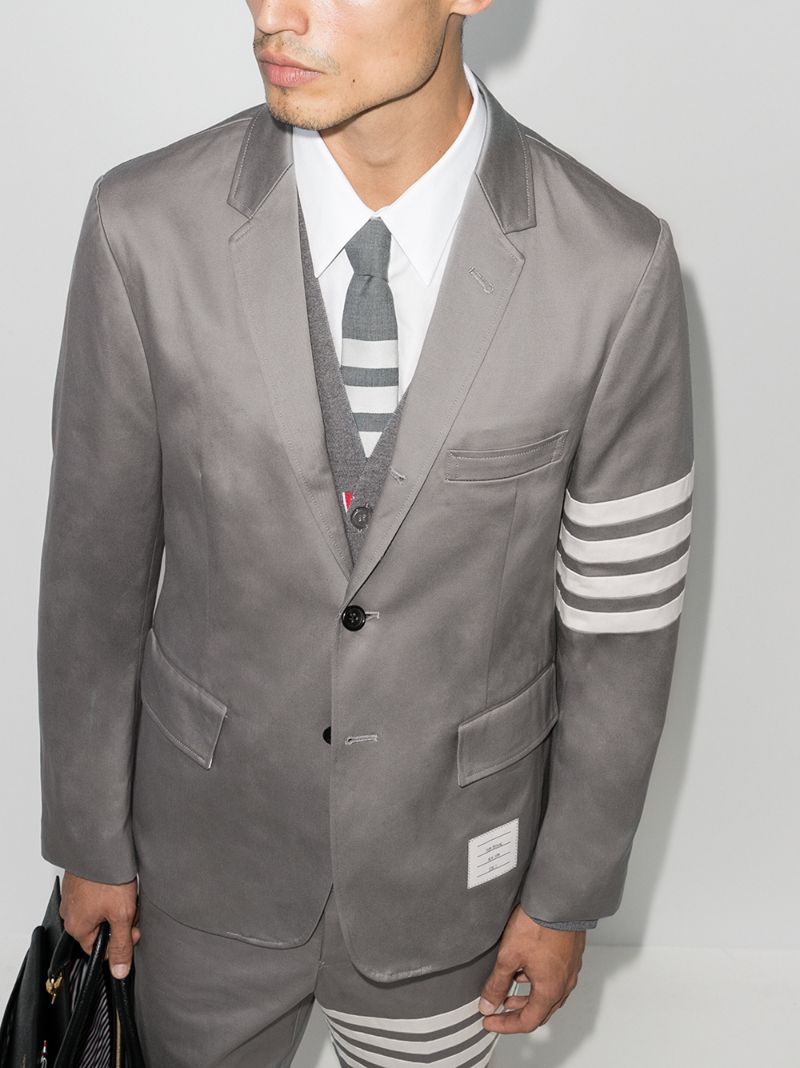 4-bar Single-breasted Blazer