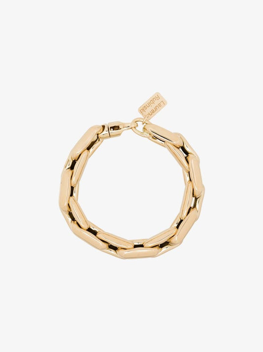 14k Yellow Gold Medium Square Link Bracelet