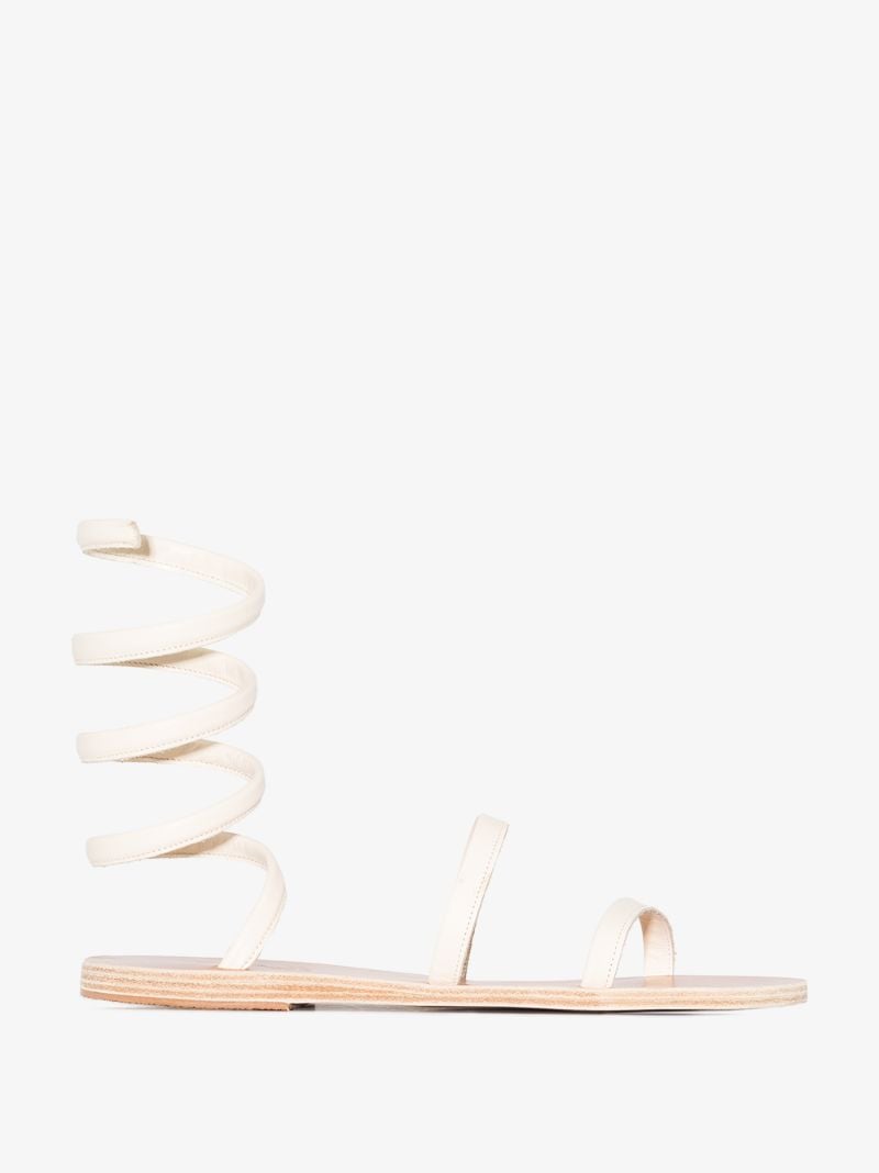 Neutral Ofis Ankle Wrap Leather Sandals