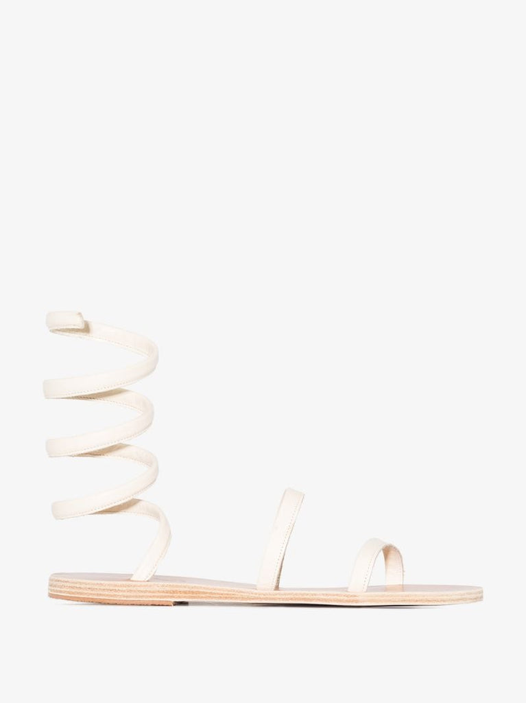 Neutral Ofis Ankle Wrap Leather Sandals