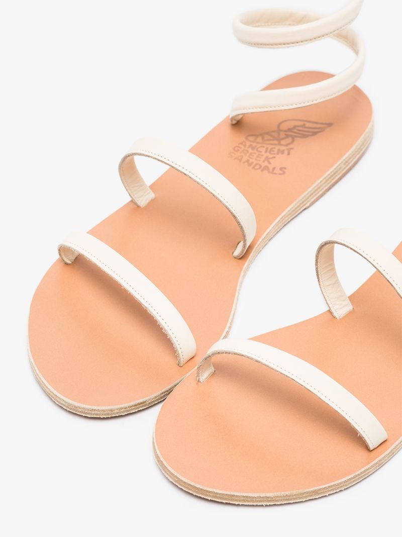 Neutral Ofis Ankle Wrap Leather Sandals