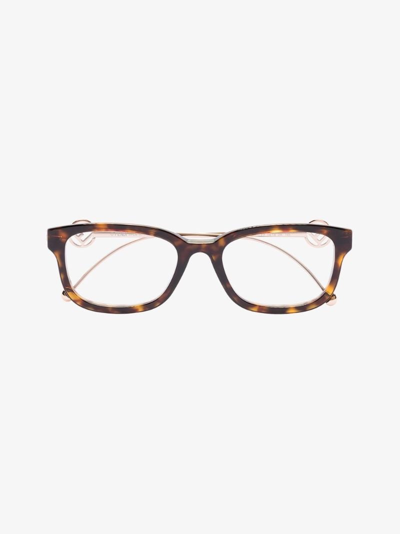 Brown F Is Fendi Tortoiseshell Glasses