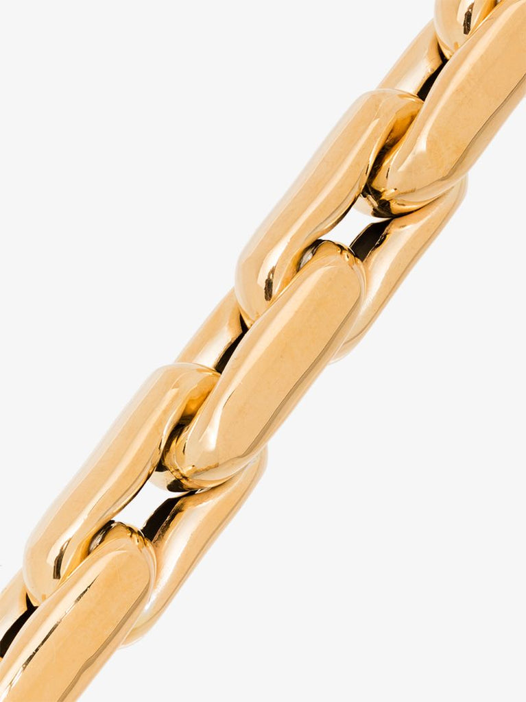 14k Yellow Gold Medium Square Link Necklace