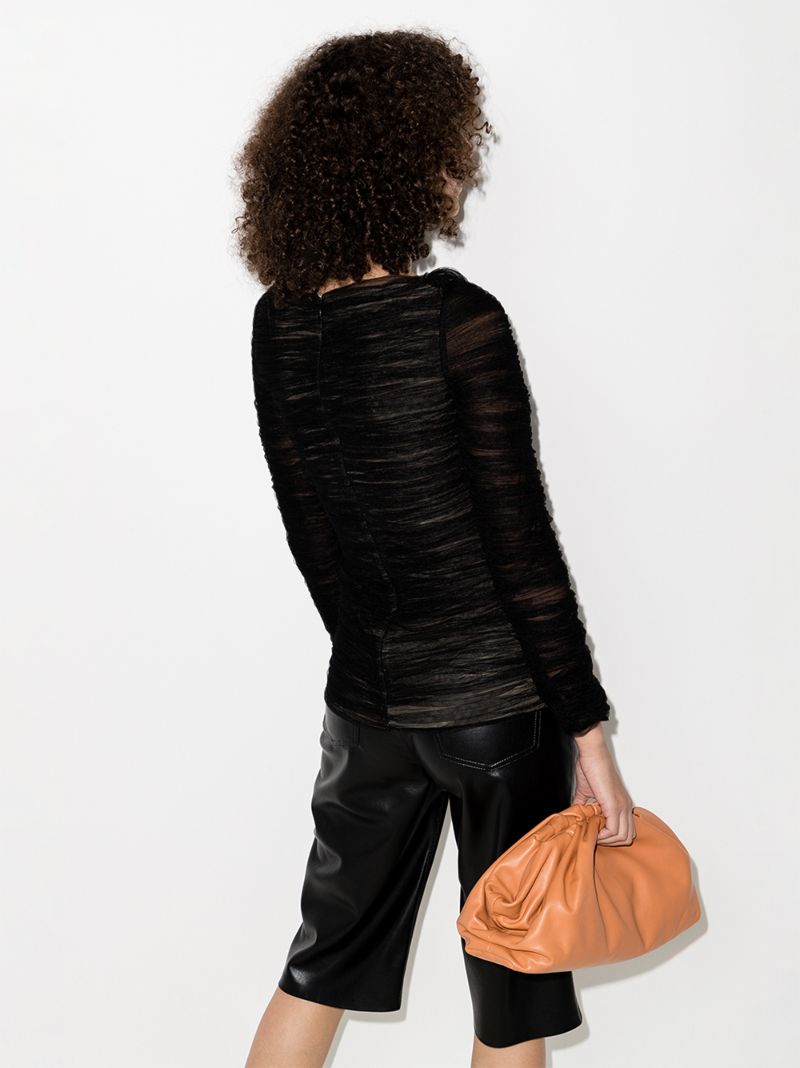 Vienna Crystal Shirred Top