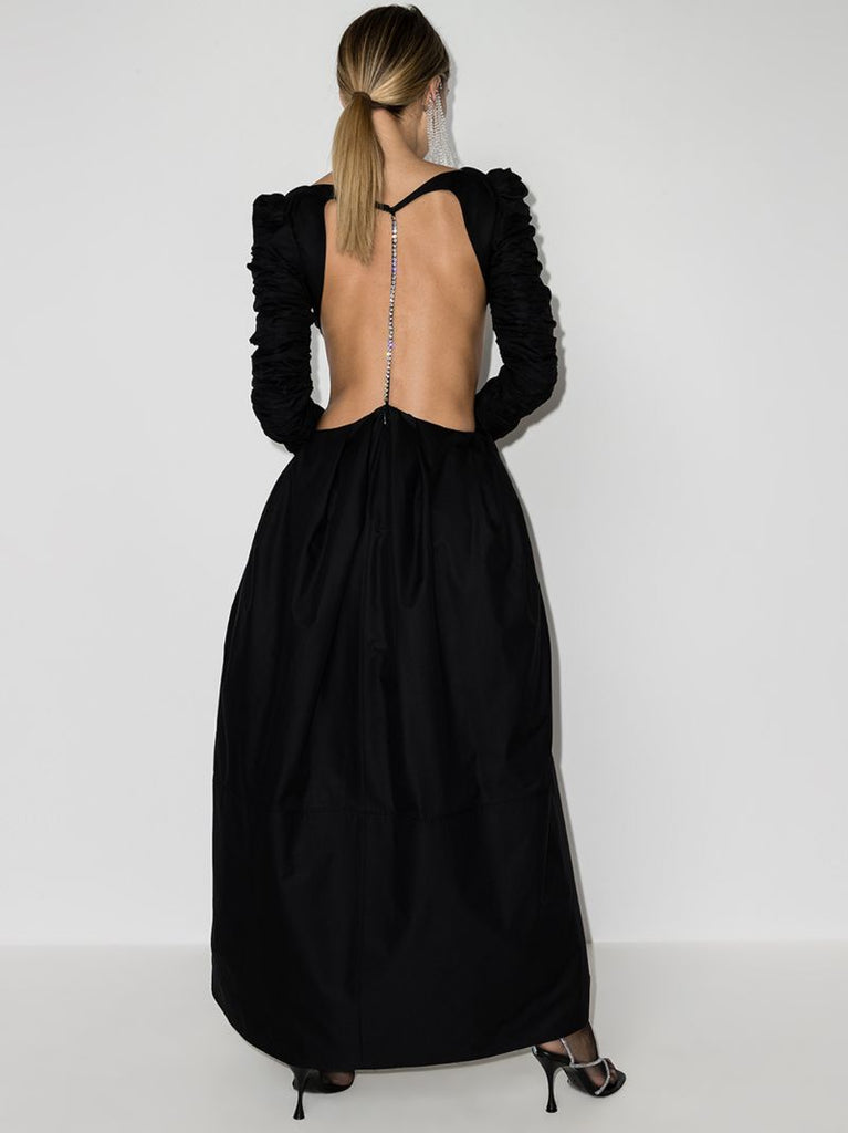 Rosaline Cutout Cotton Maxi Dress