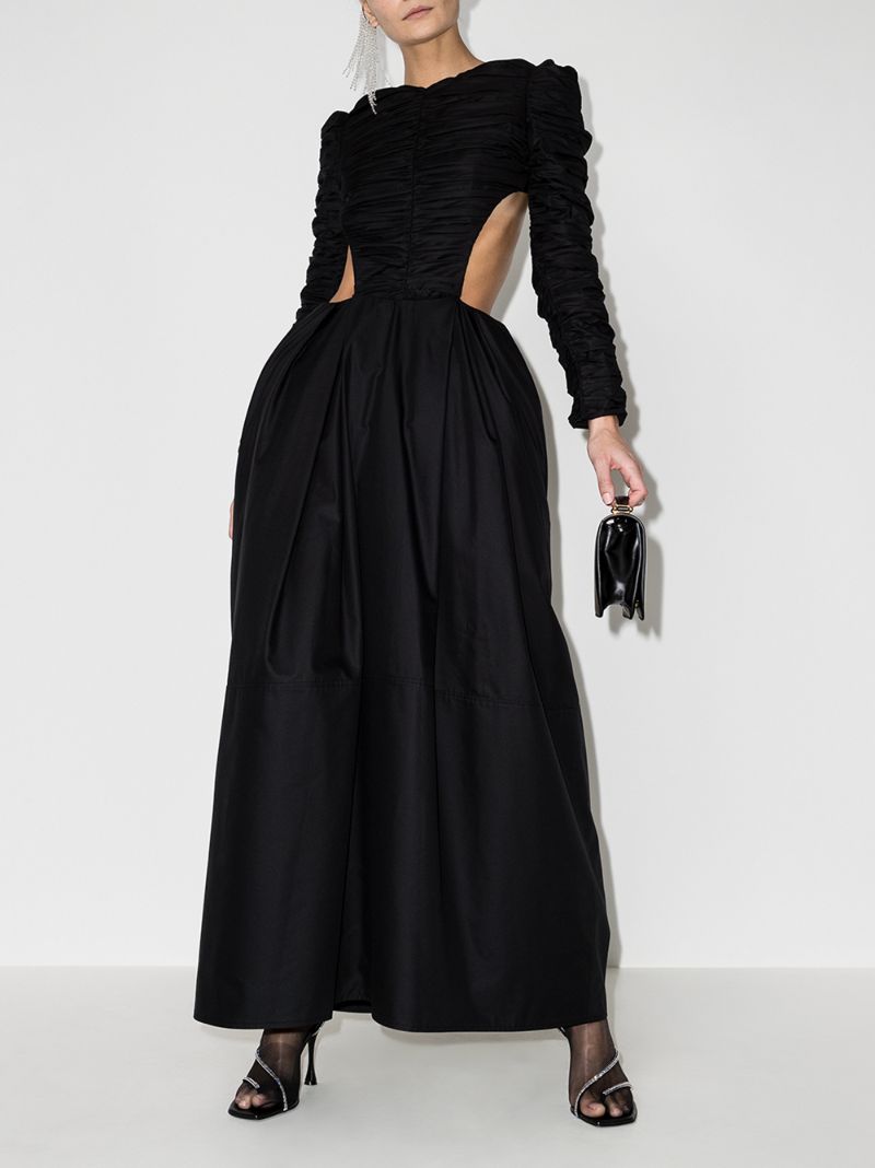 Rosaline Cutout Cotton Maxi Dress