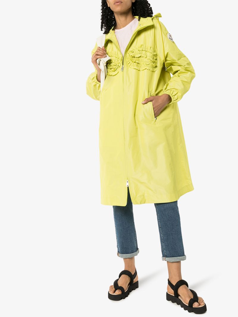4 Moncler Simone Rocha Agata Ruffled Raincoat