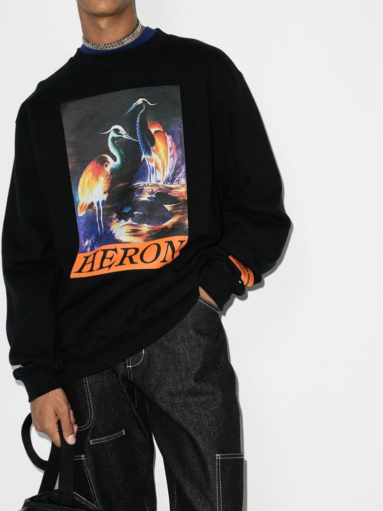 Logo Print Cotton Sweatshirt