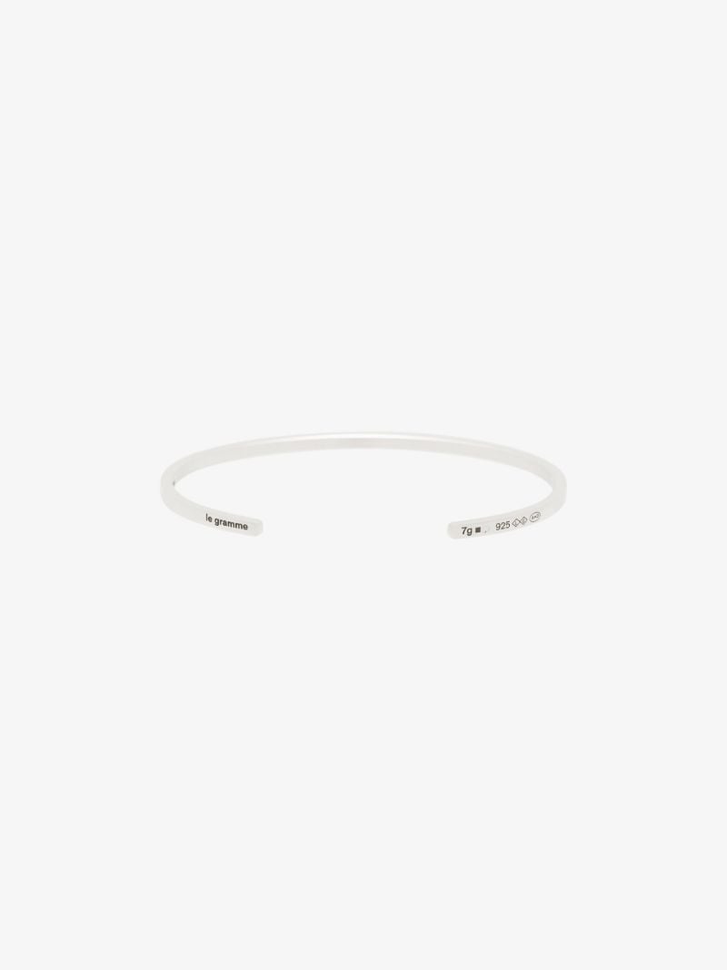 Sterling Silver Le 7g Ribbon Bracelet