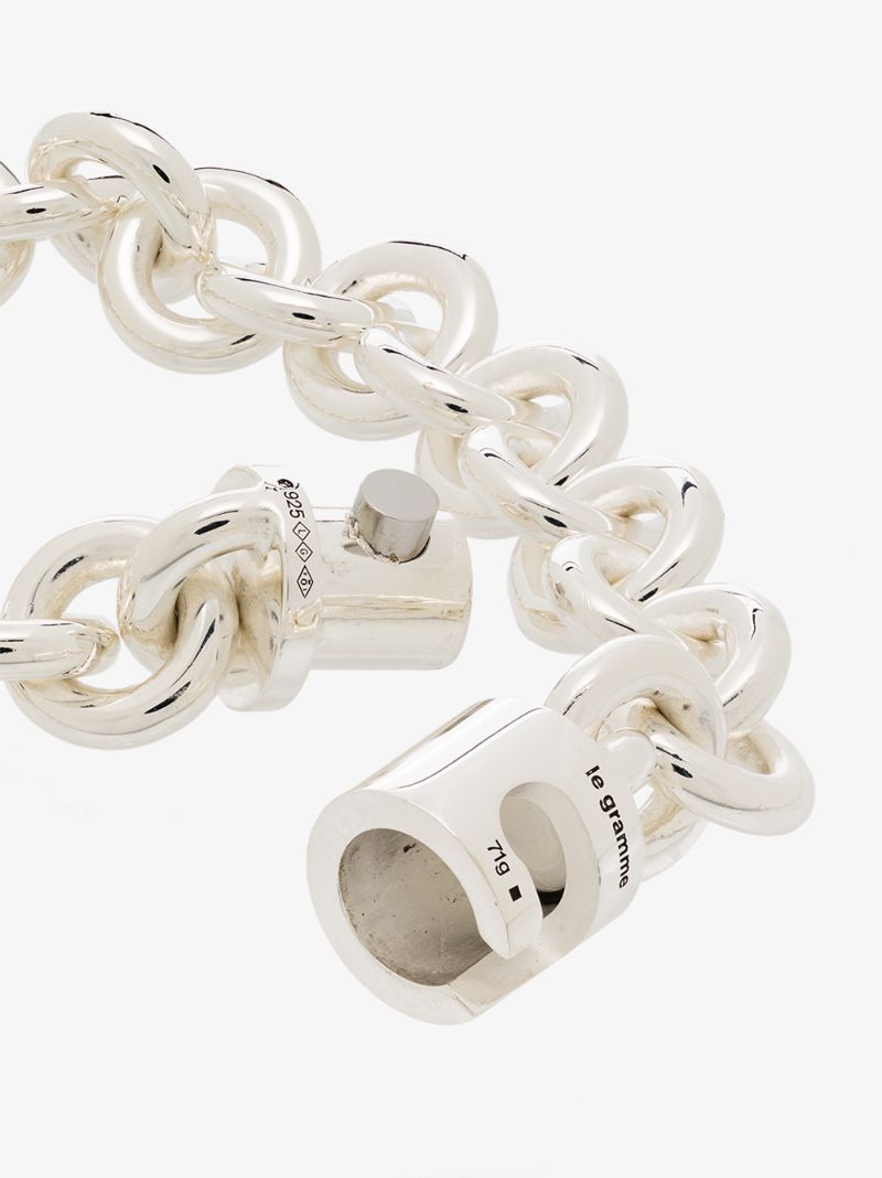 Sterling Silver Le 65g Entrelacs Polished Bracelet