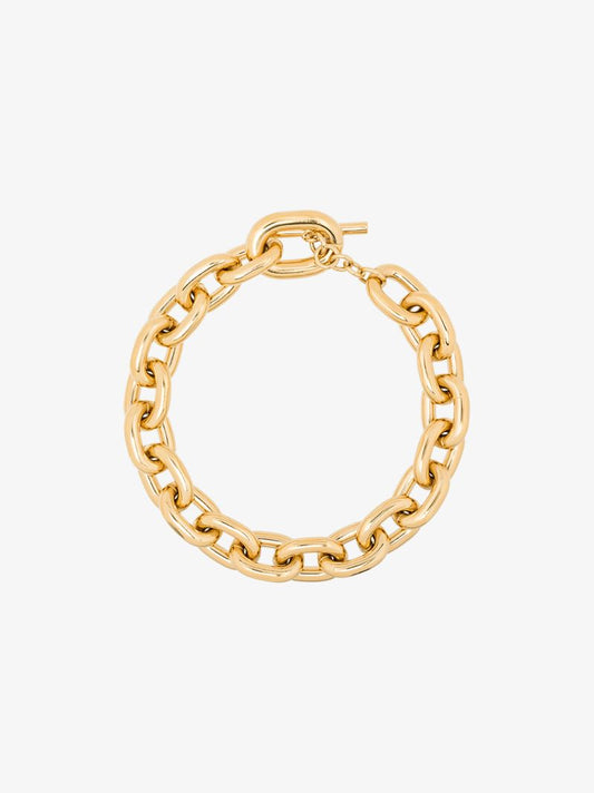 Gold Tone Link Necklace
