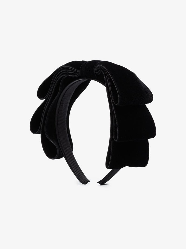 Black Kayta Bow Headband