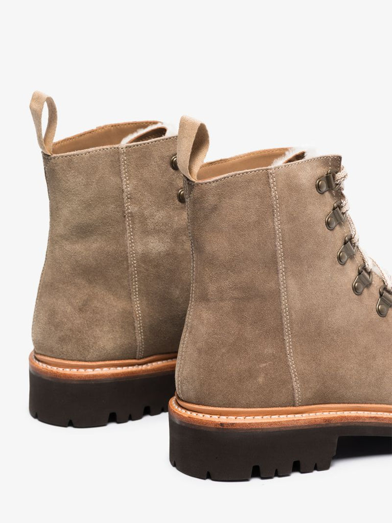 Neutral Nanette Suede Hiking Boots