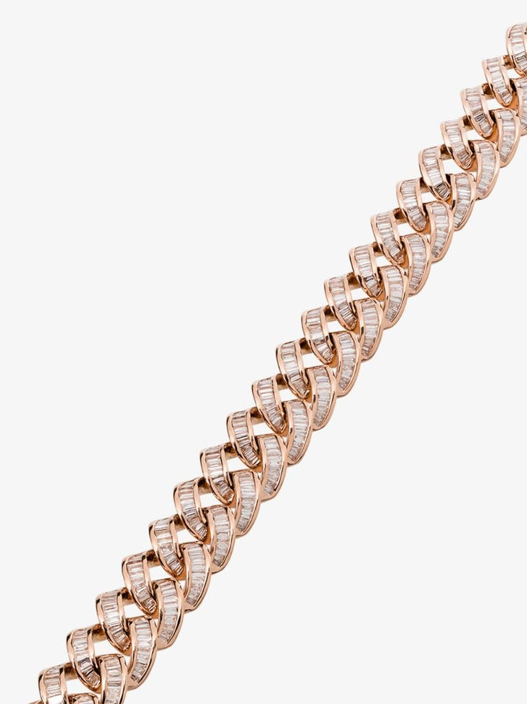 18k Rose Gold Essential Link Diamond Bracelet