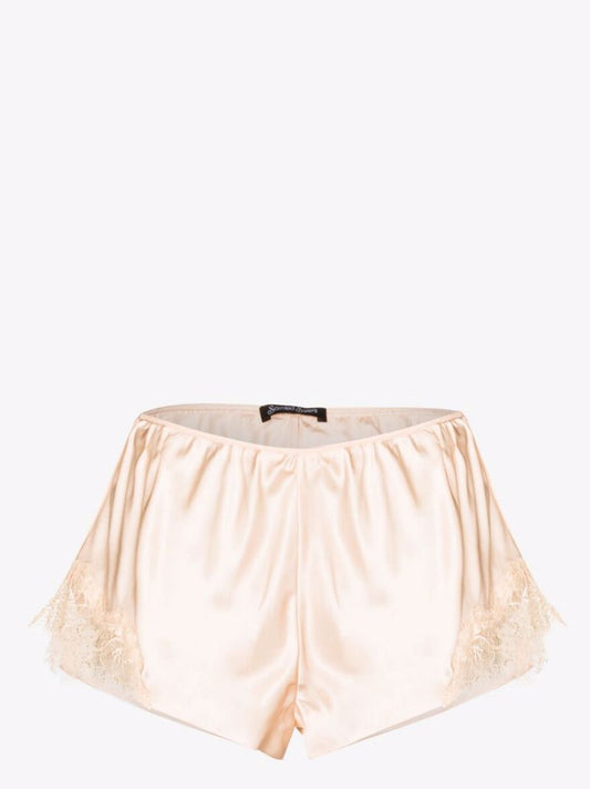 Scarlett lace-trim silk shorts