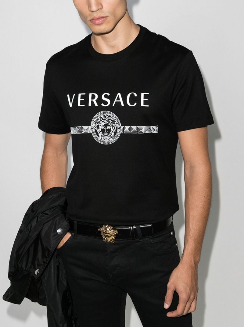 Medusa Print Cotton T-shirt