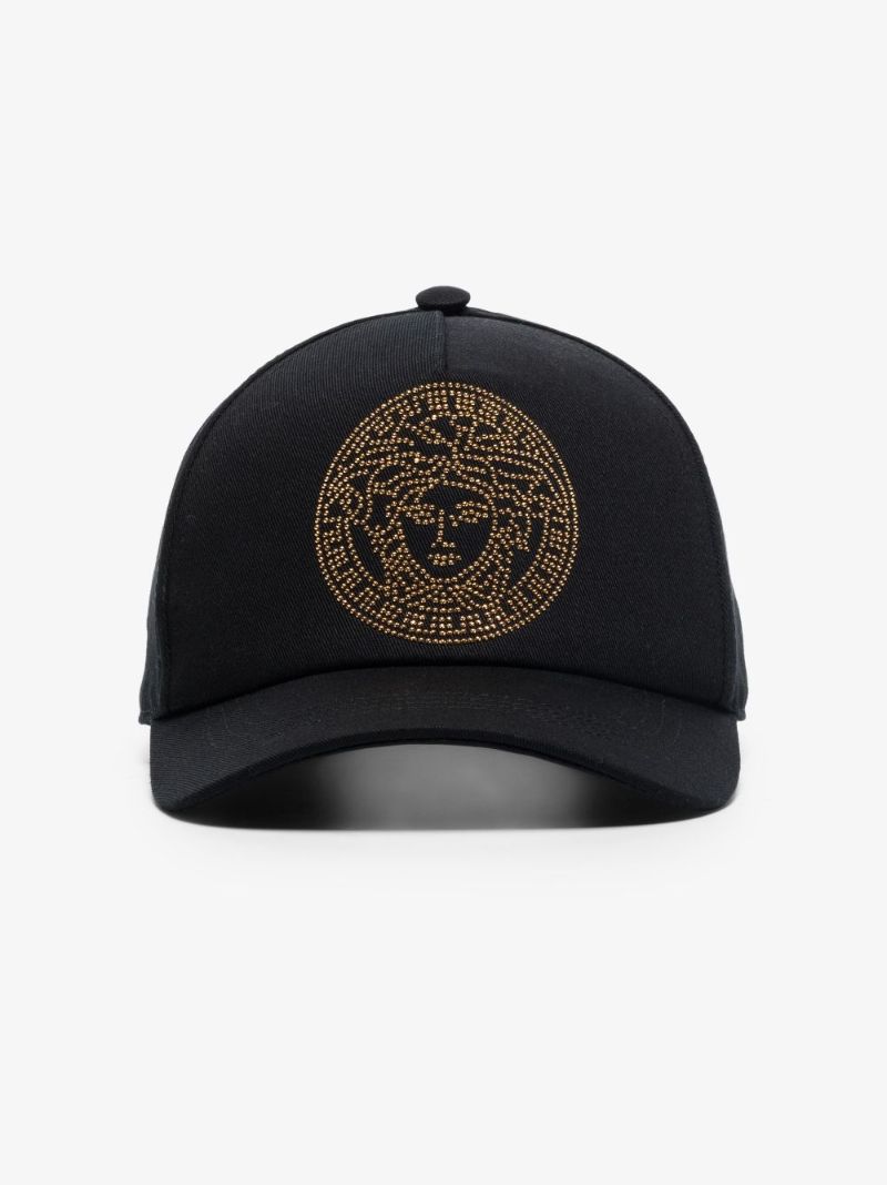 Black Medusa Crystal Baseball Cap