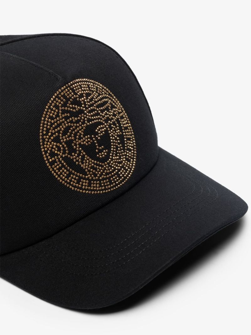 Black Medusa Crystal Baseball Cap