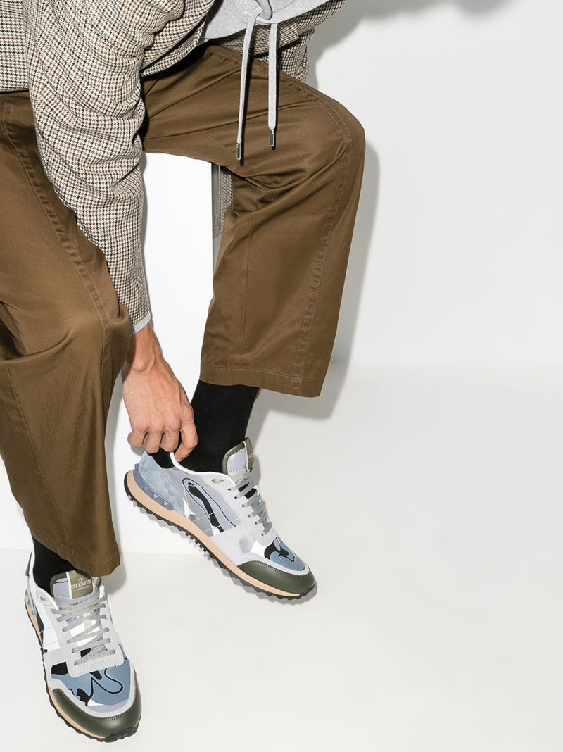 Multicoloured Rockrunner Leather Sneakers