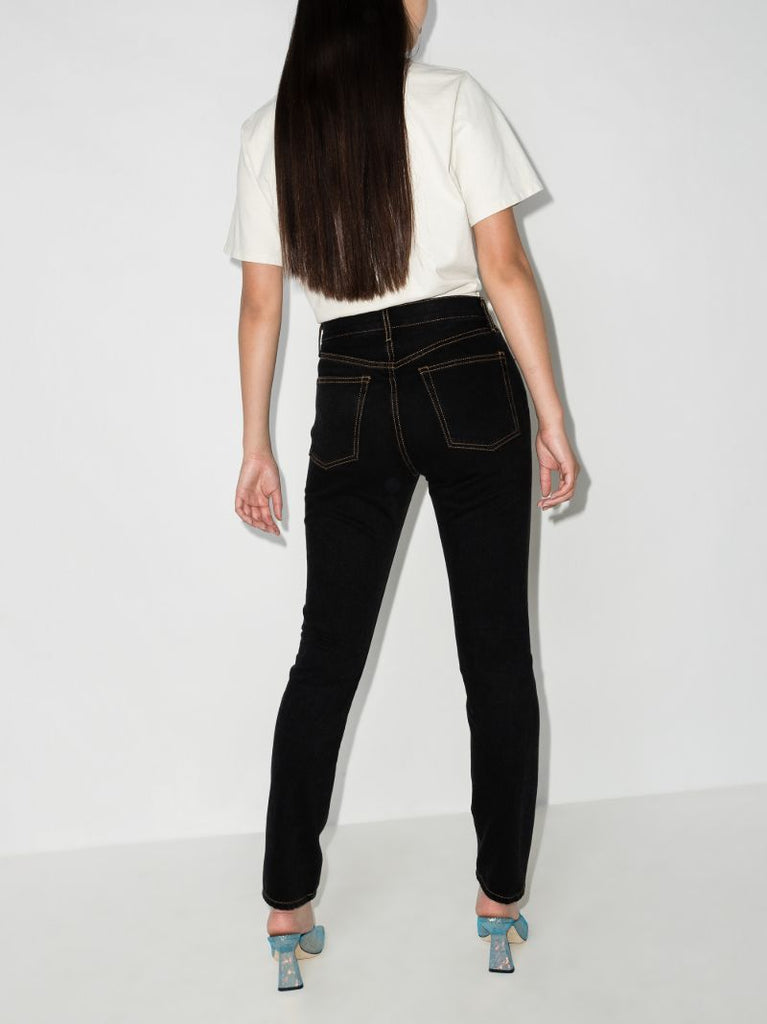 Black Mid-rise Skinny Jeans
