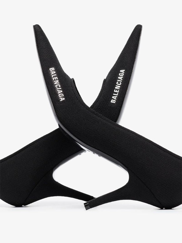 Knife 80mm Fine-knit Pumps